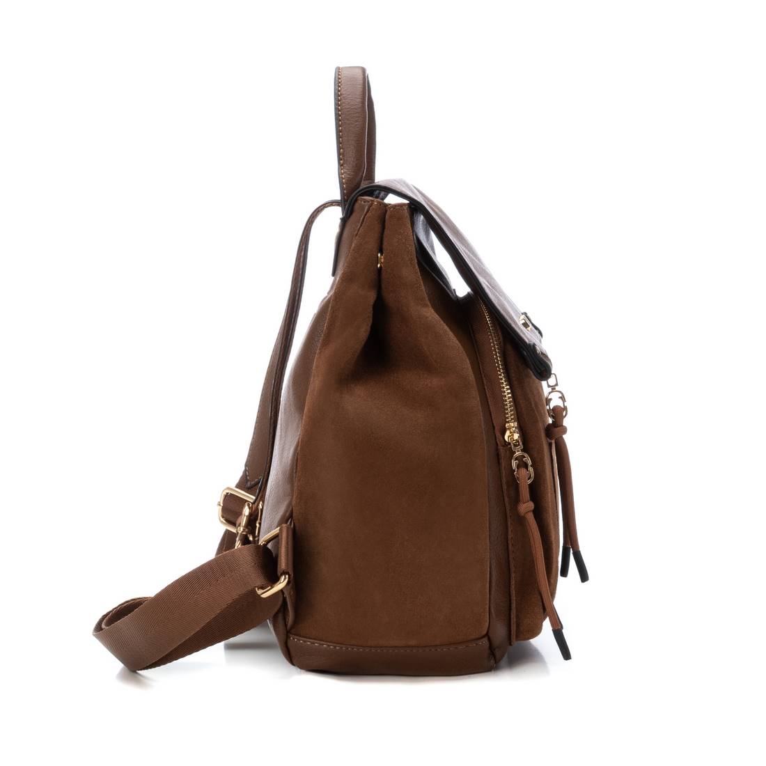 Carmela 18612202 sac à dos femme marron cuir suède