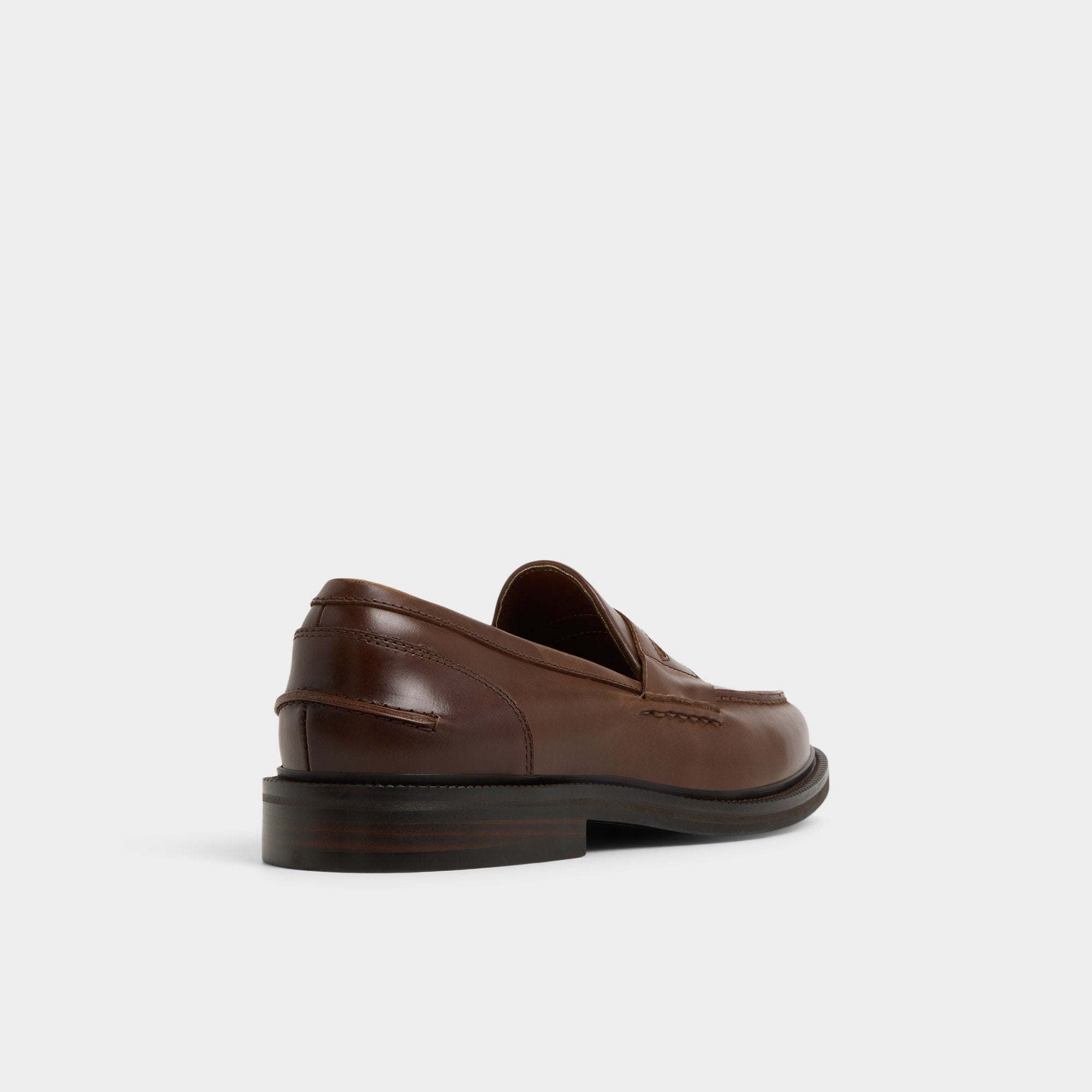 Aldo Buckley mocassins cuir marron penny homme
