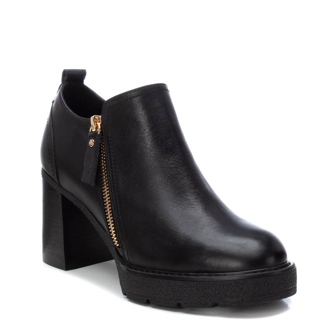 Carmela 16186101 bottines femme noir cuir talon 8cm