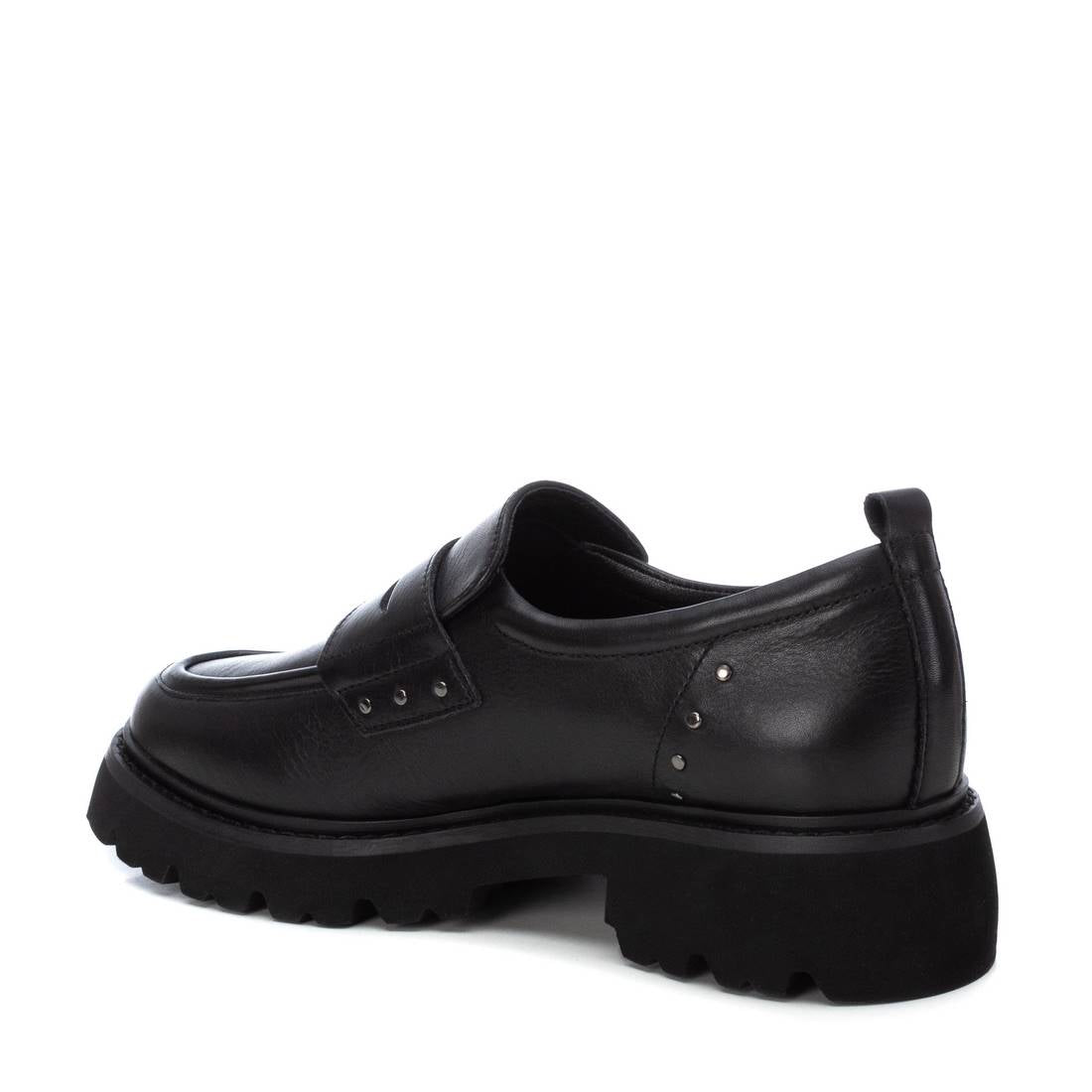 Carmela 16187301 mocassins cuir noir femme plat