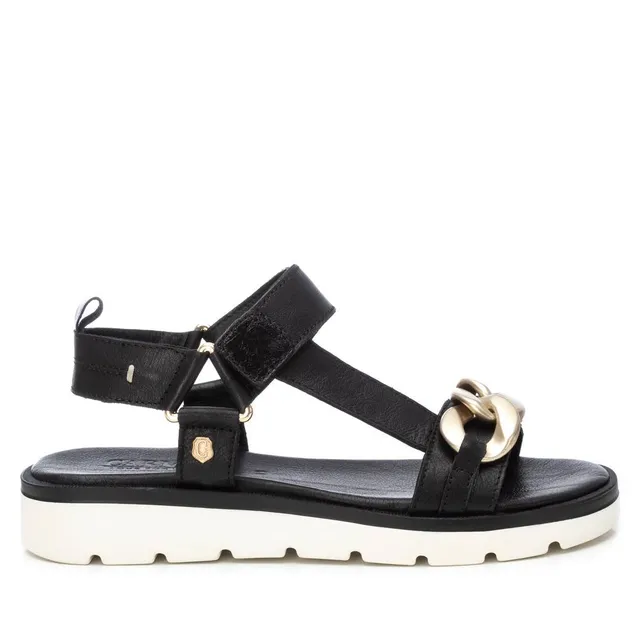Carmela 16156203 sandale cuir noir bride T