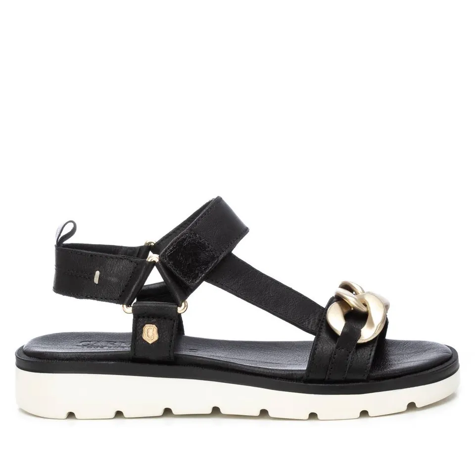 Carmela 16156203 sandale cuir noir bride T