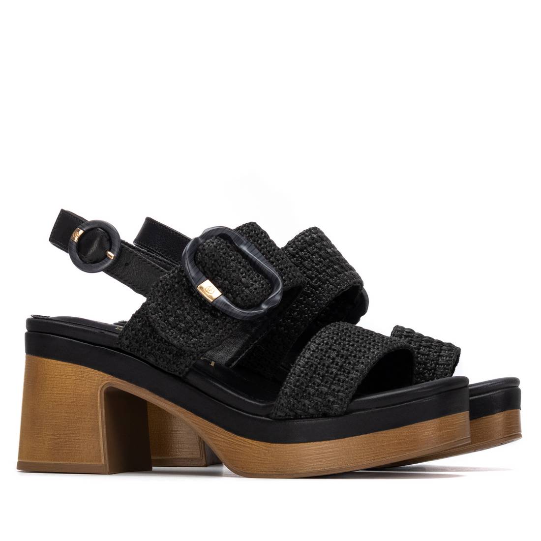 Carmela 16315602 sandale talon noir 8 cm