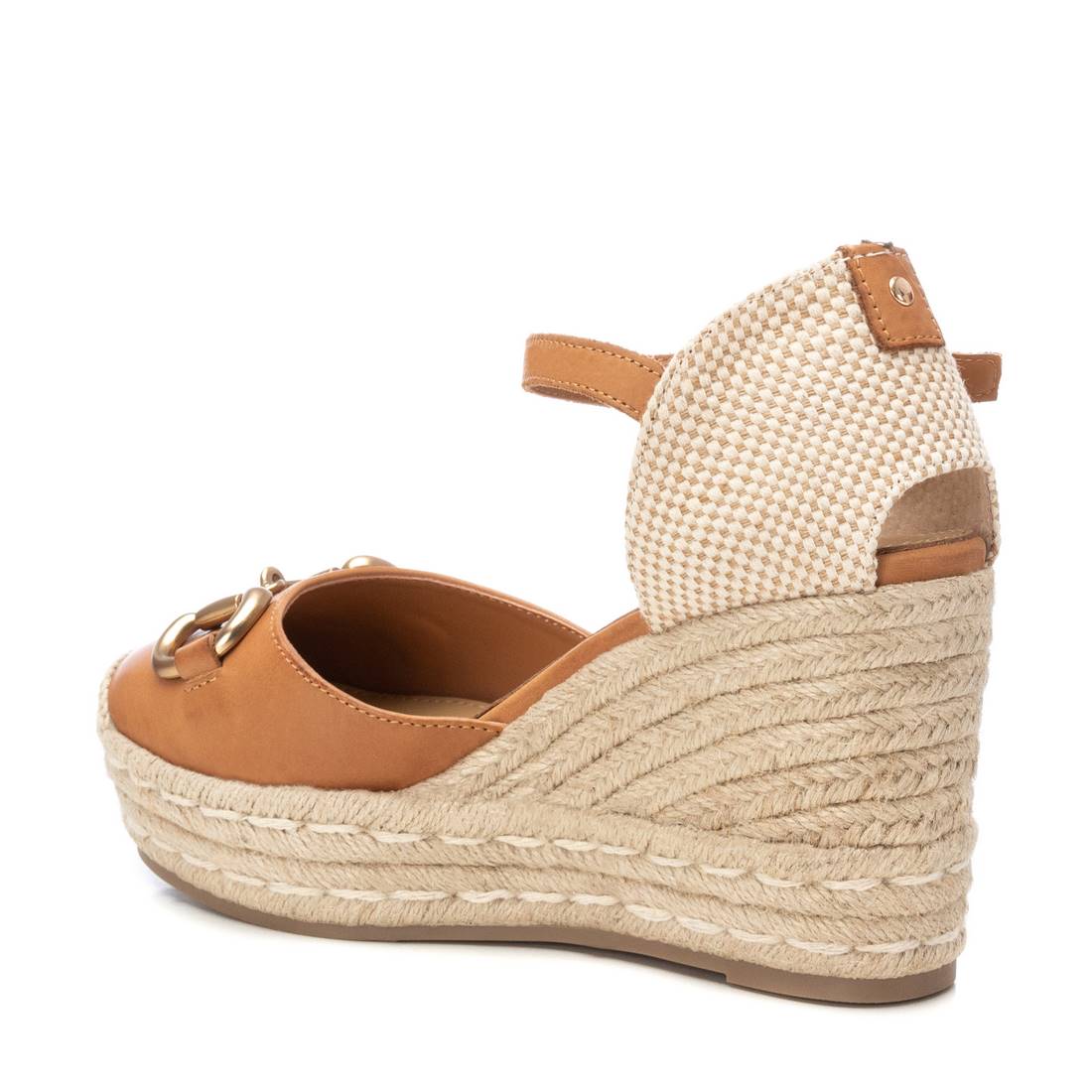 Carmela 16162702 espadrille femme cuir marron compensée 9 cm