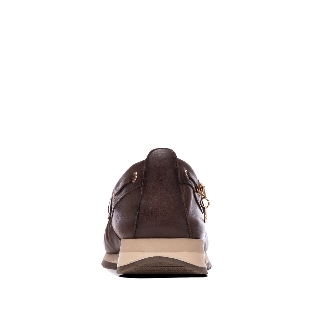 Carmela 16423502 mocassin cuir marron plat