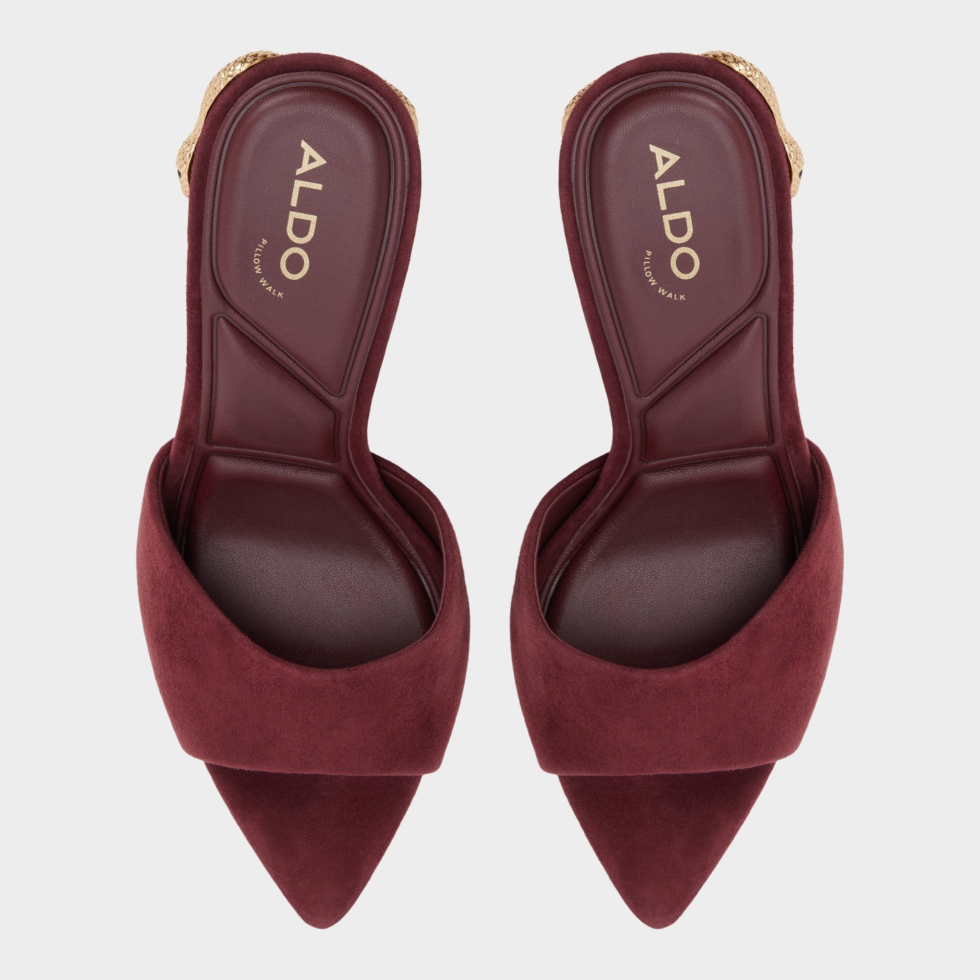 ALDO Seashella escarpins serpent bordeaux