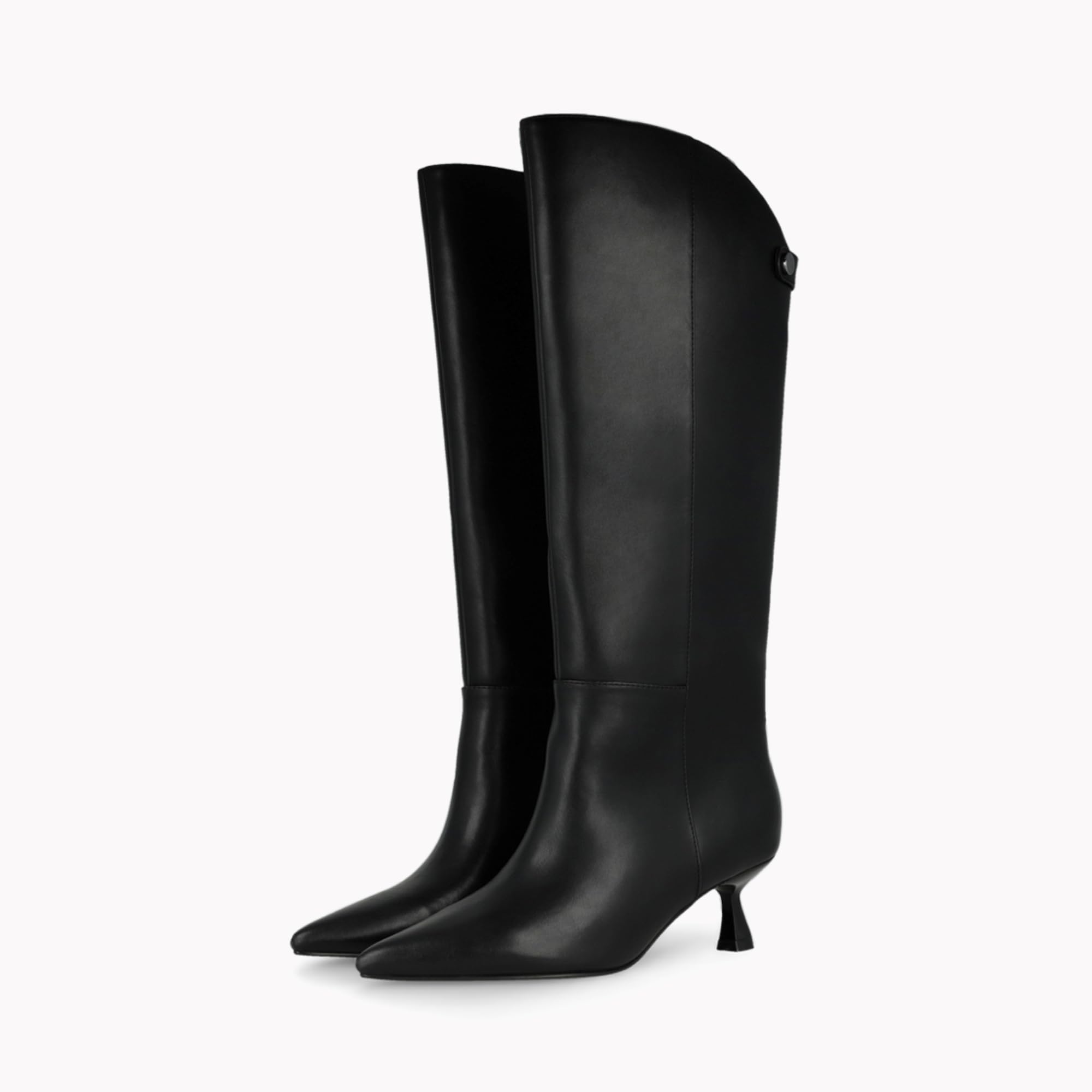 LODI A-Madrid bottes cuir noires à talon