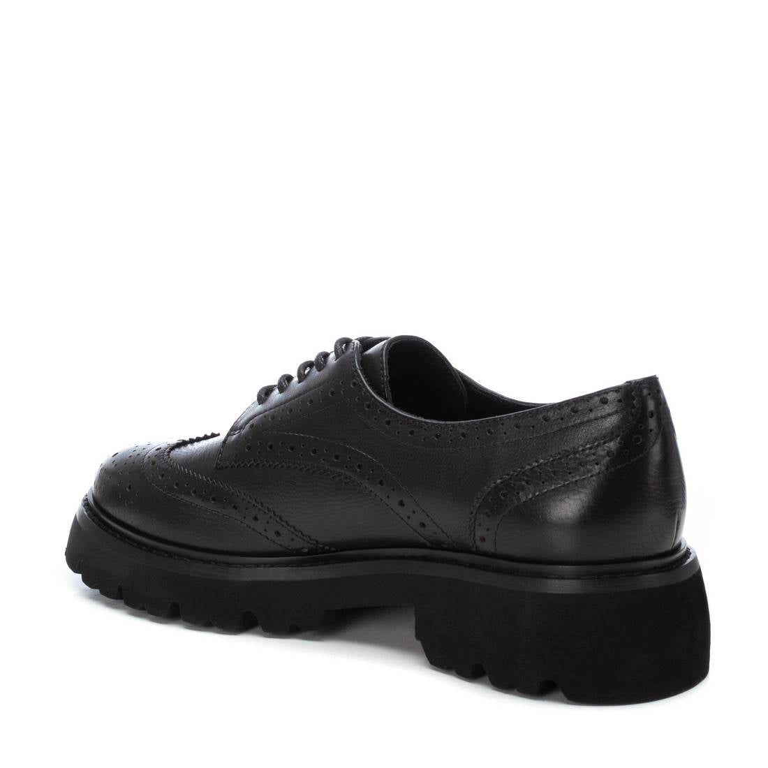 Carmela 16195301 derby cuir noir semelle crantée