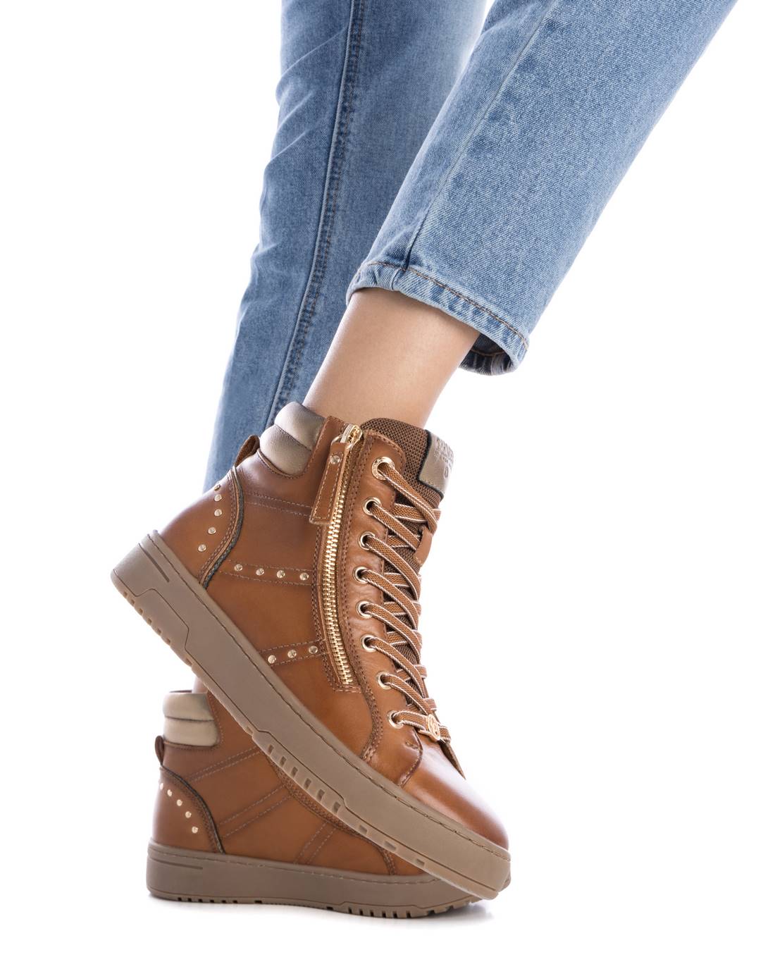 Carmela 16180502 bottine femme marron cuir plat