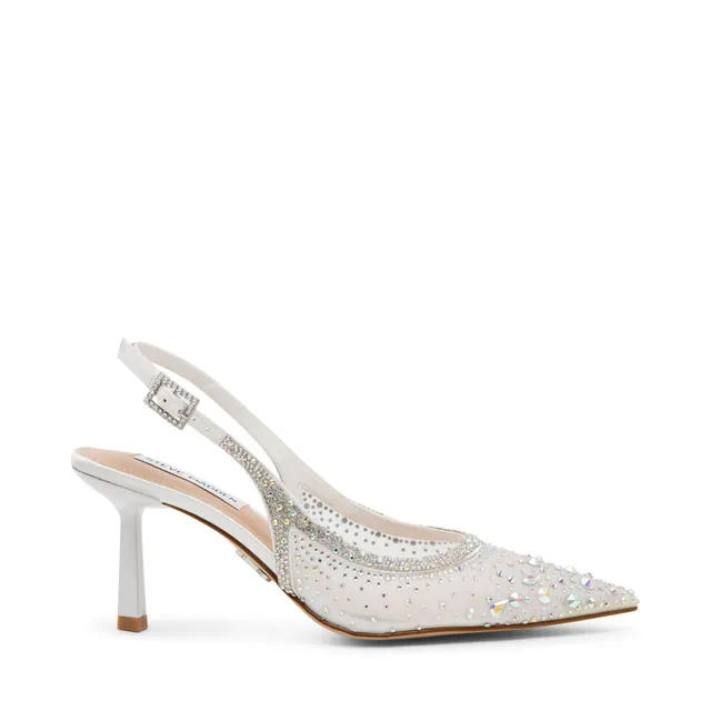 Steve Madden Vero escarpins ivoire mesh 7 cm