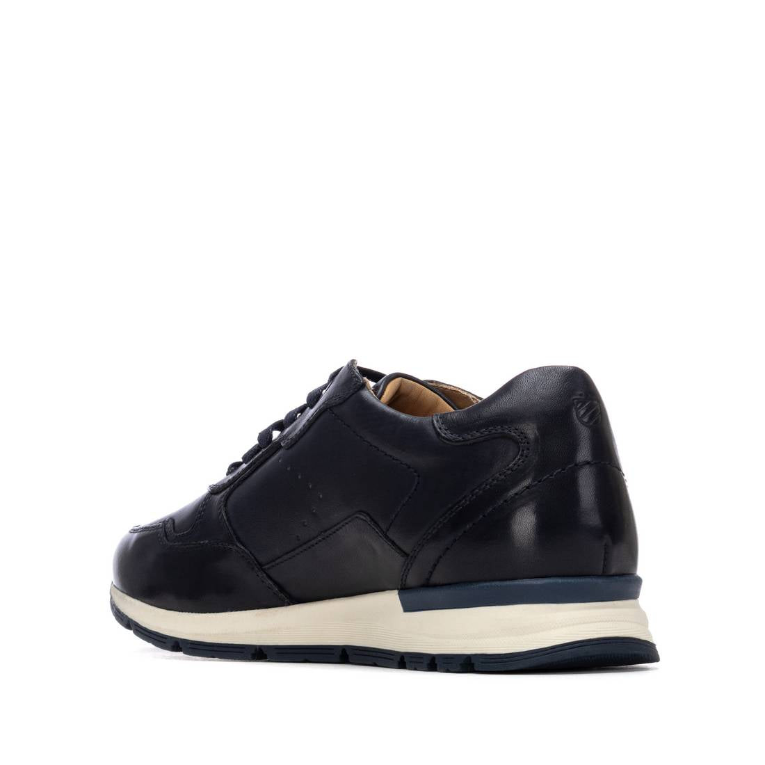 Carmela 16390702 baskets homme bleu marine cuir
