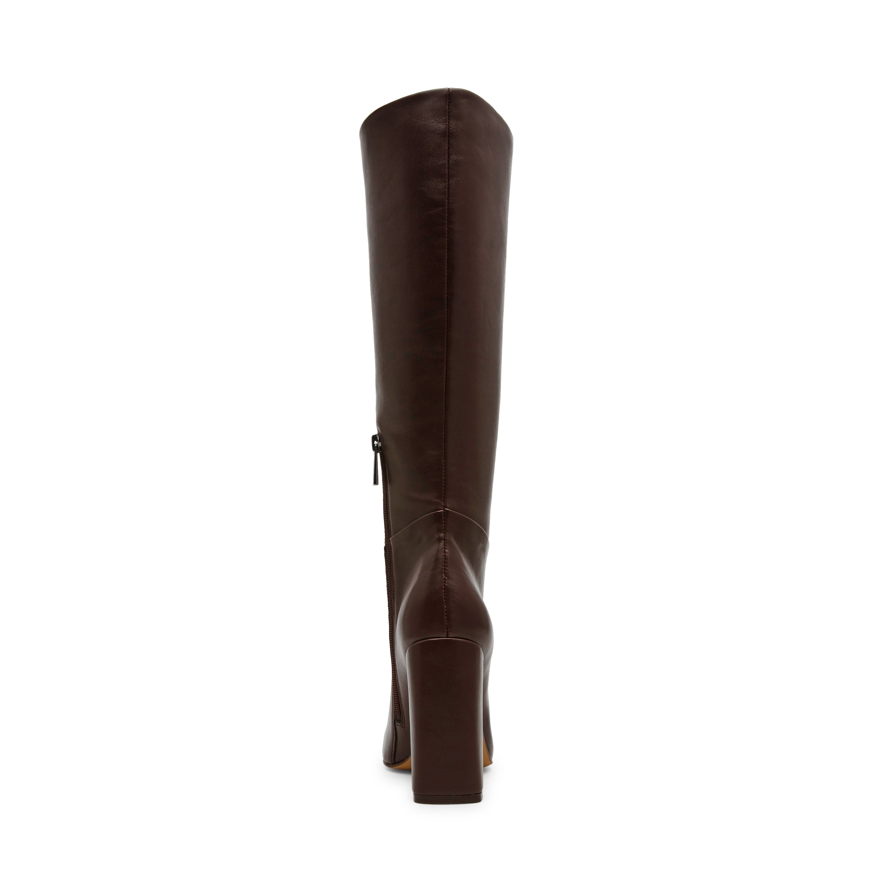 Steve Madden Ally botte haute marron café talon 10 cm