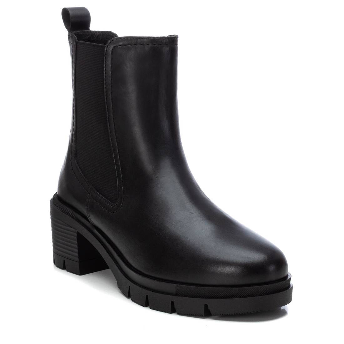 Carmela 16197502 bottines cuir noir talon 7 cm