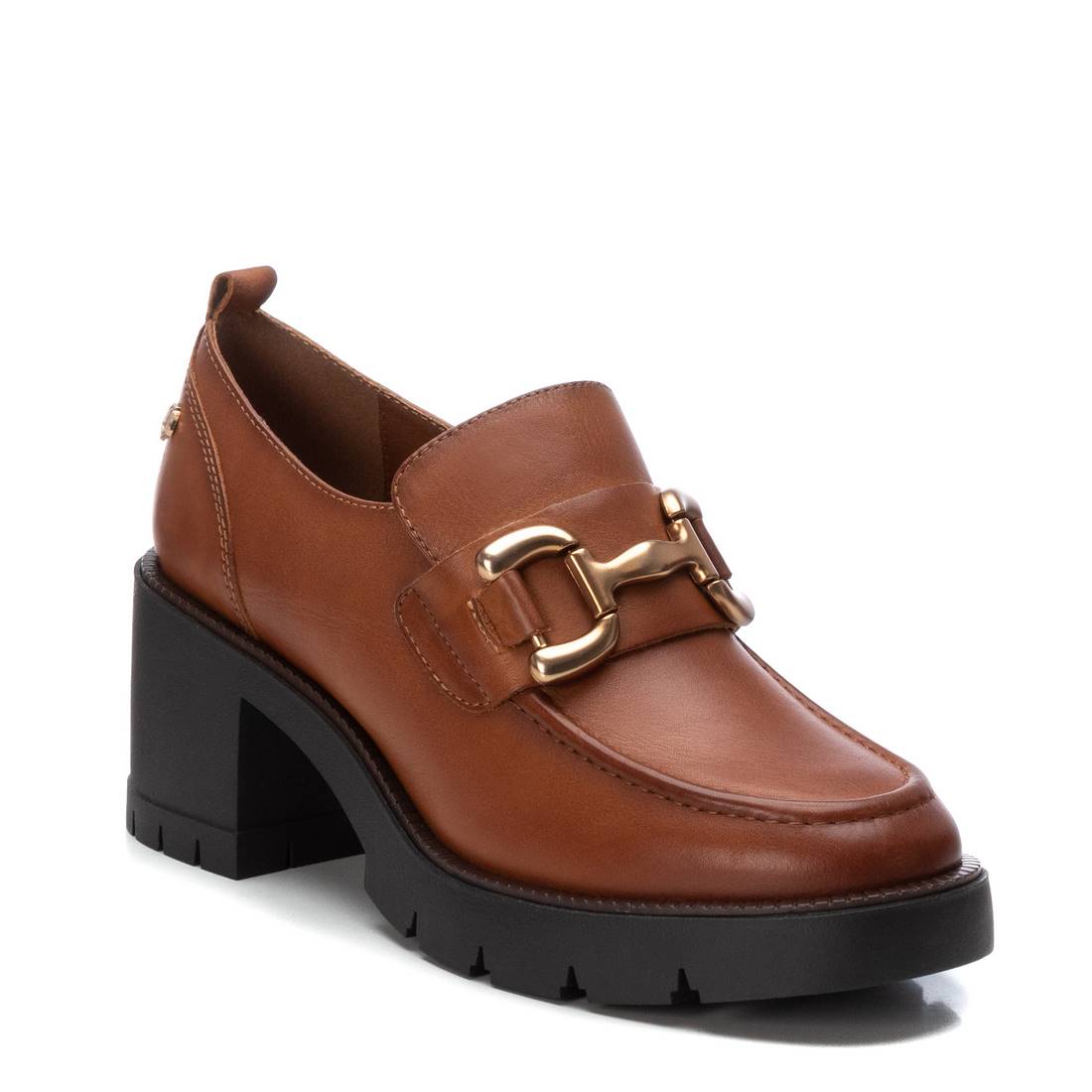 Carmela 16189902 mocassin marron cuir talon 7 cm