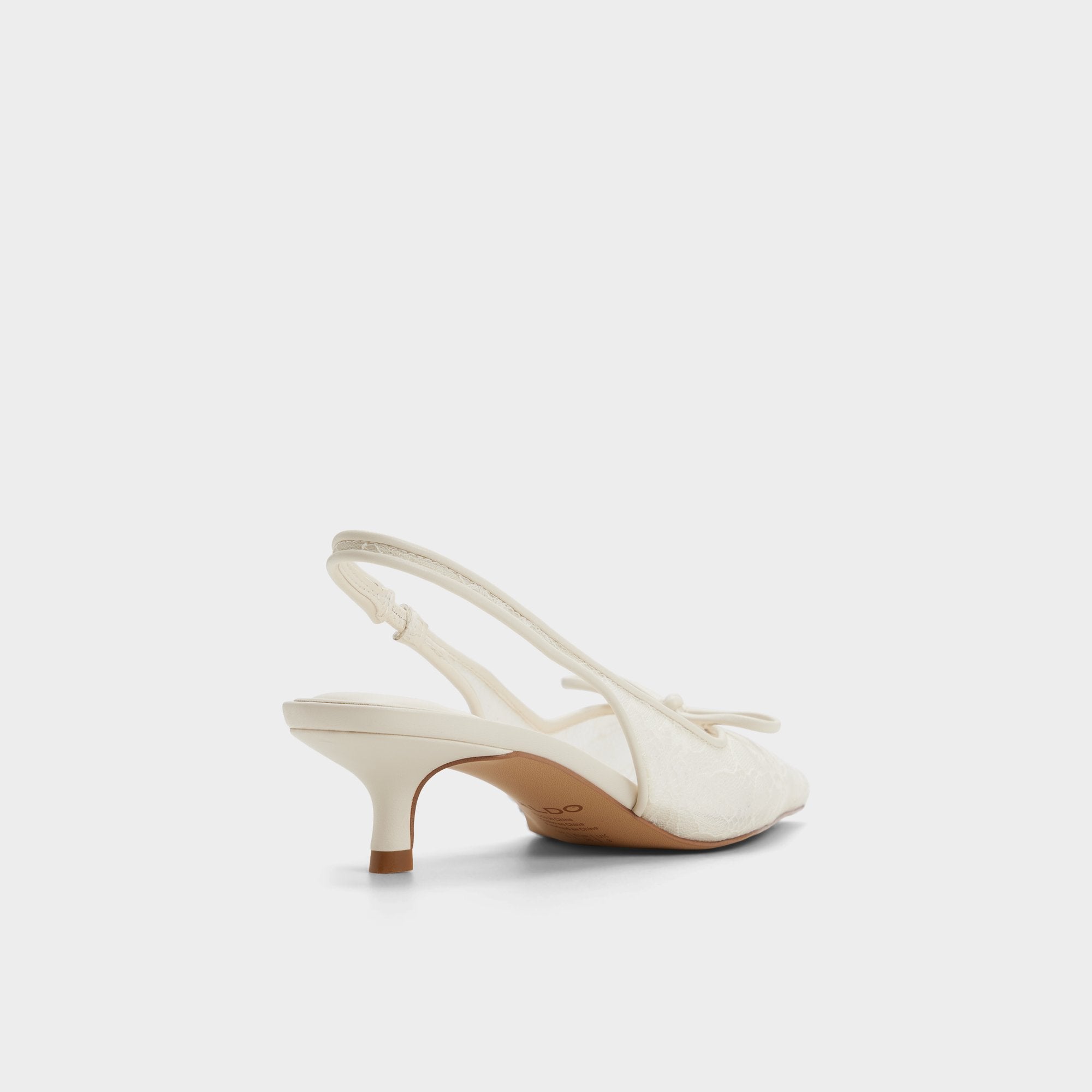 ALDO Azaro bottines blanches petit talon
