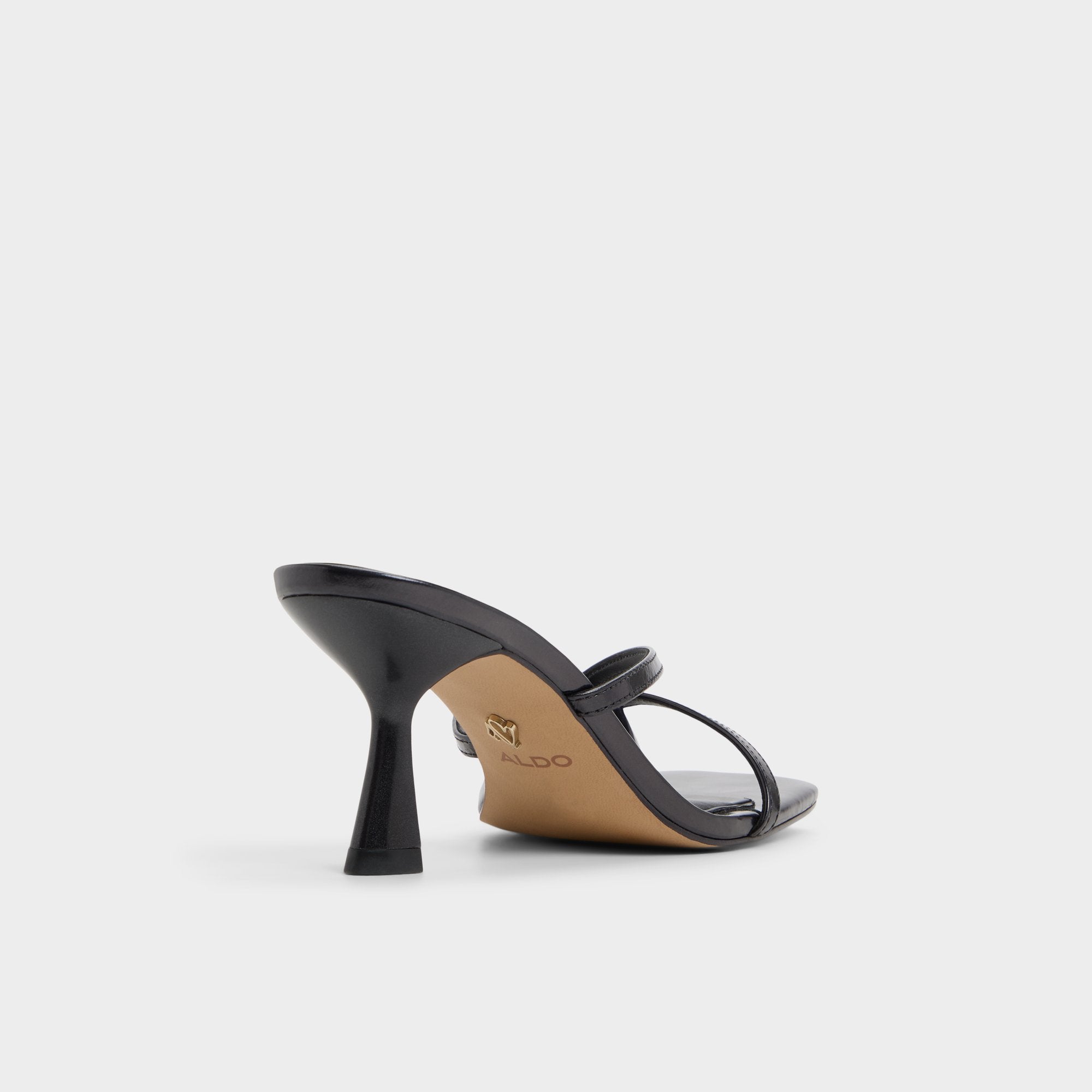 ALDO Calypsa sandales talon bloc noires soirée