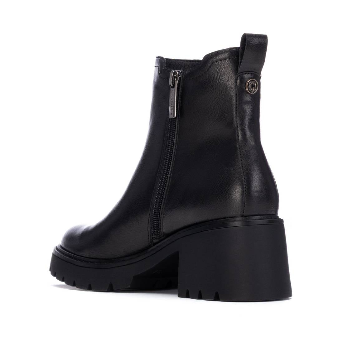 Carmela 16256302 bottine femme noire effet croco