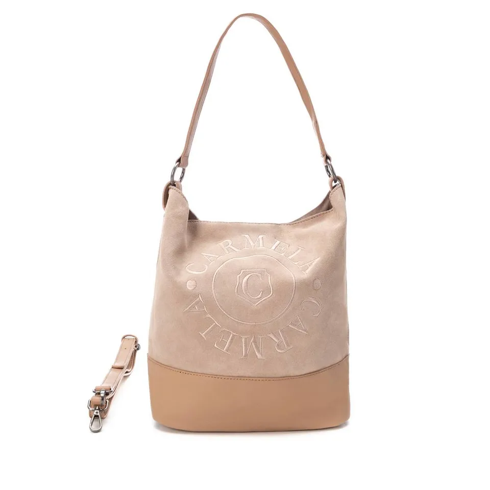 Carmela 18603801 sac épaule femme marron suède