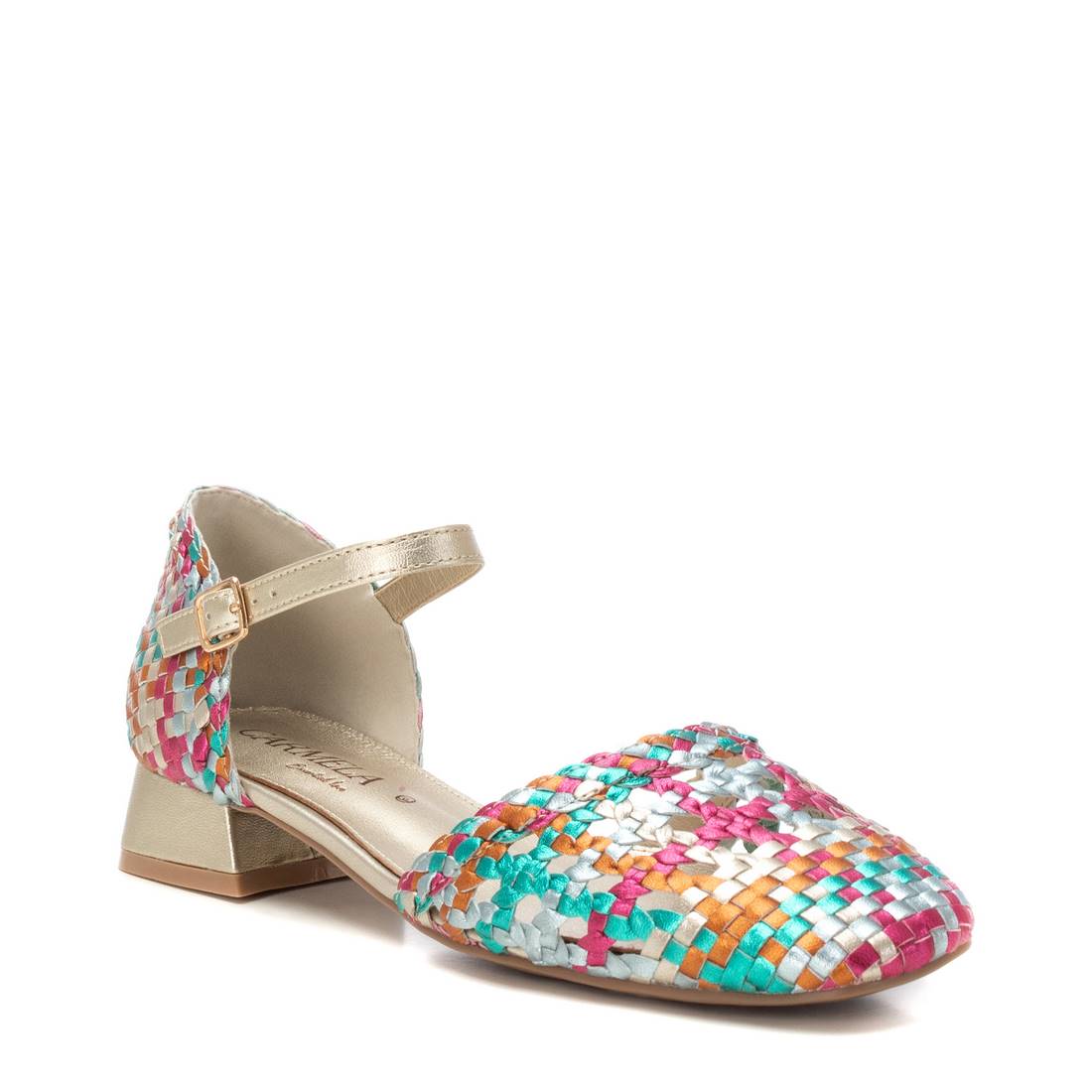 Carmela 16218706 ballerine multicolore cuir tresse