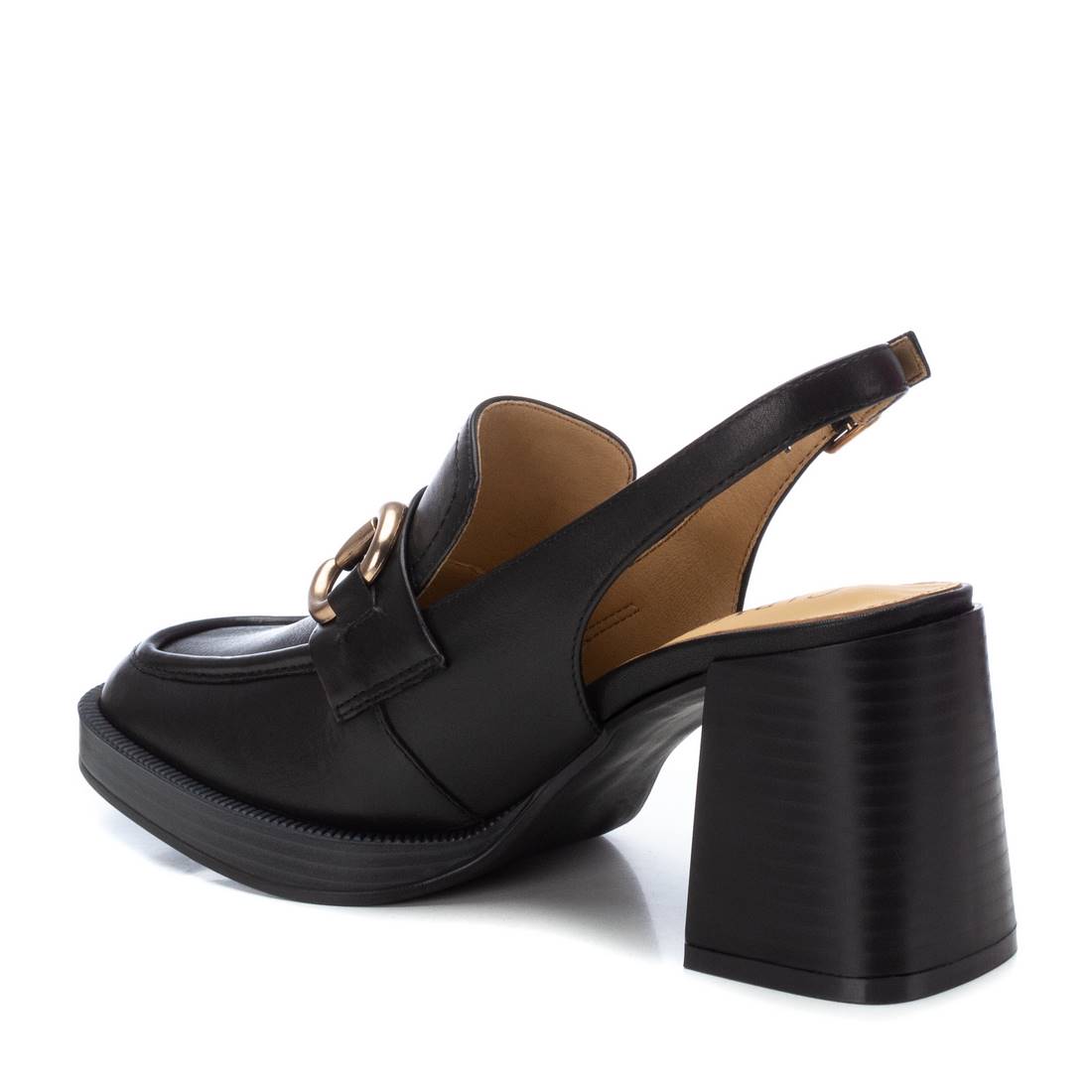 Carmela 16159504 mocassins cuir noir talon 8 cm