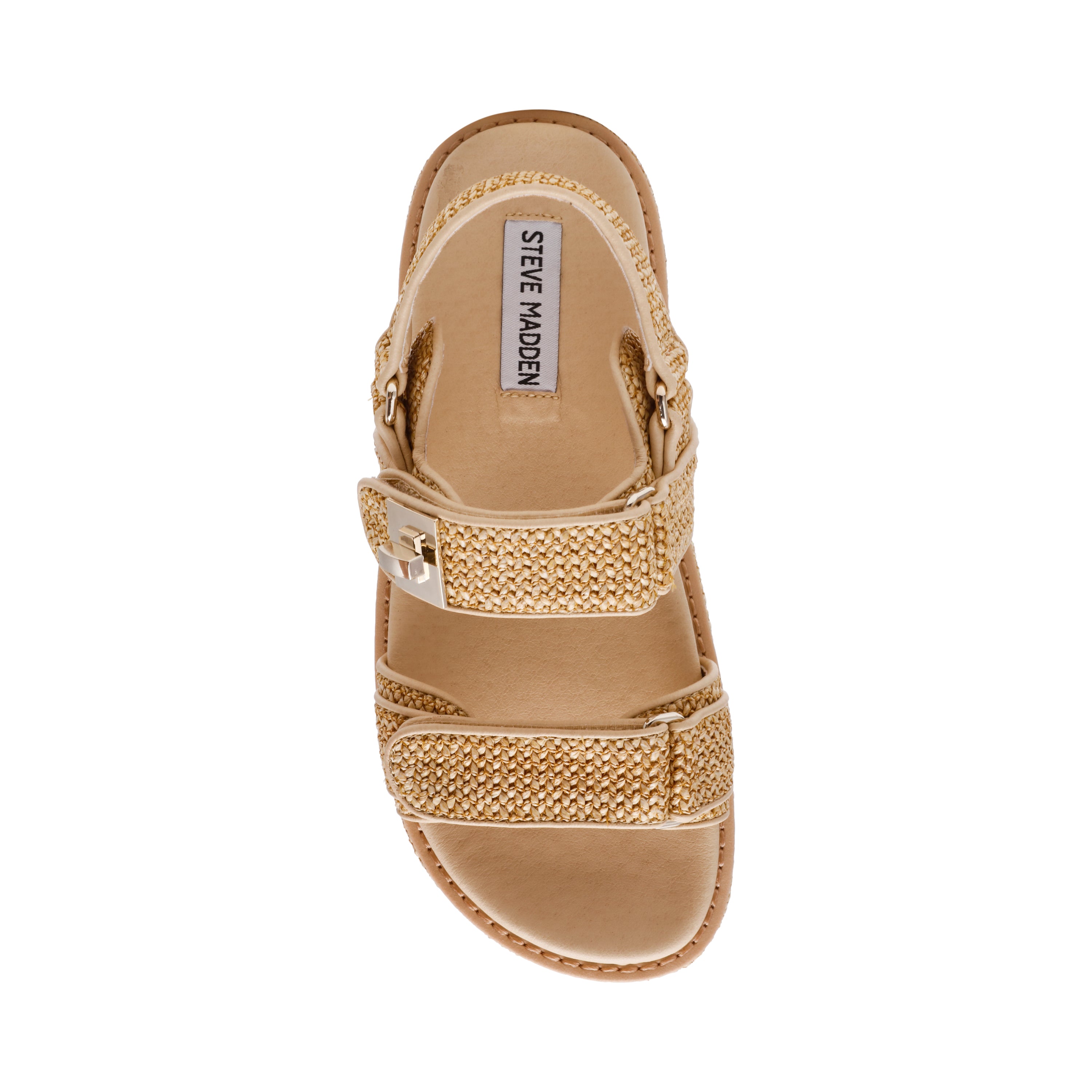 Steve Madden Bigmona sandale raphia naturel