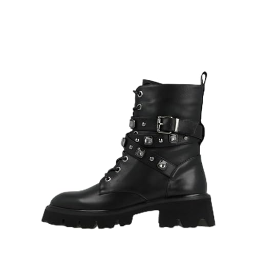 LODI A-VIS5680 bottines cuir noires fabriquées en Espagne
