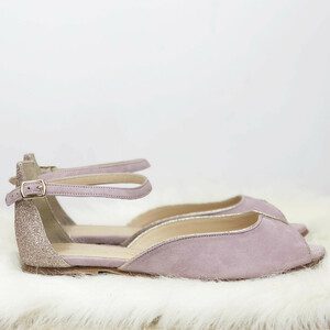 Dessine Moi Un Soulier Charlotte sandale rose poudré