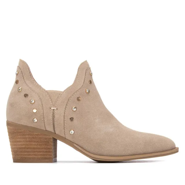 Carmela 16314701 bottine talon beige élastique