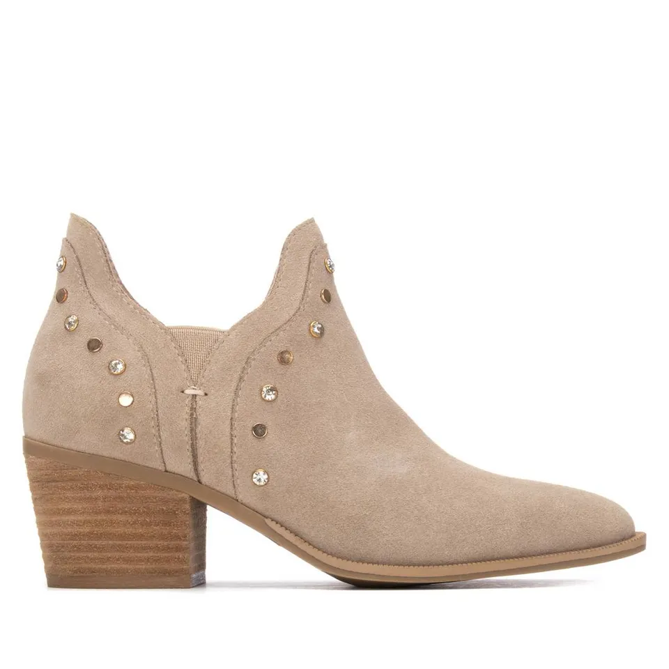 Carmela 16314701 bottine talon beige élastique