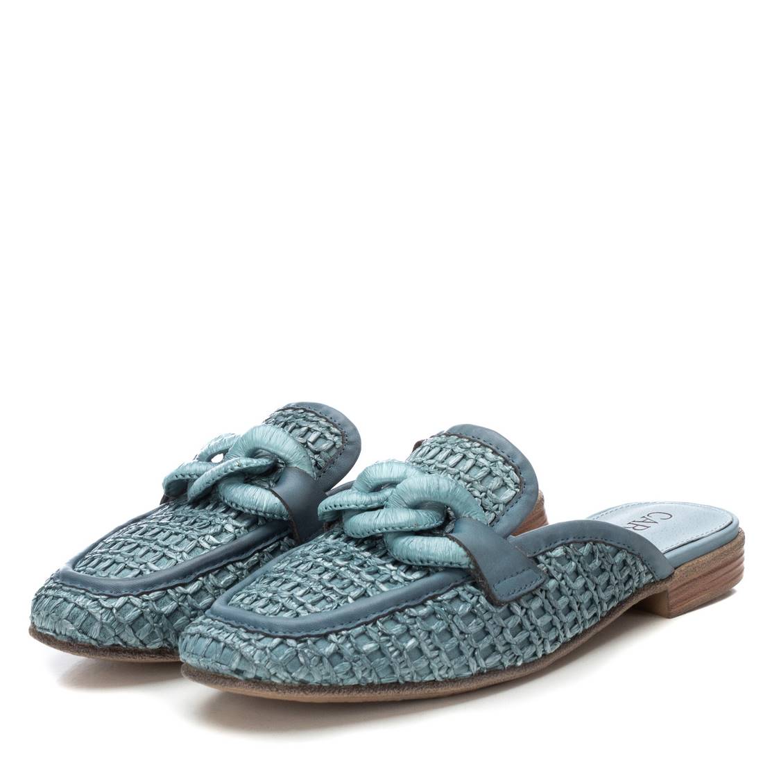 Carmela 16231106 sabots femme bleu jeans ajouré