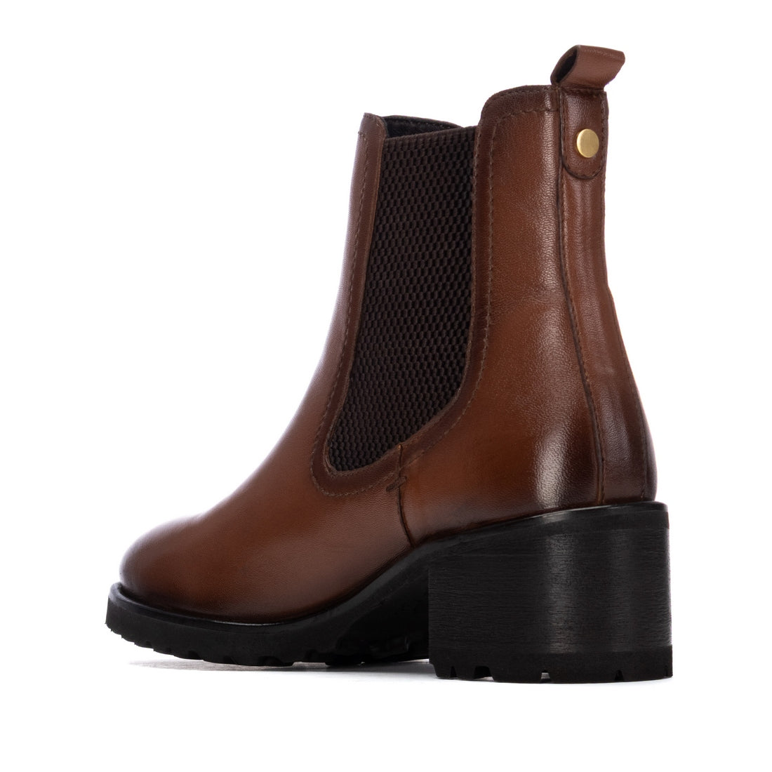 Carmela 16400002 bottines cuir camel talon