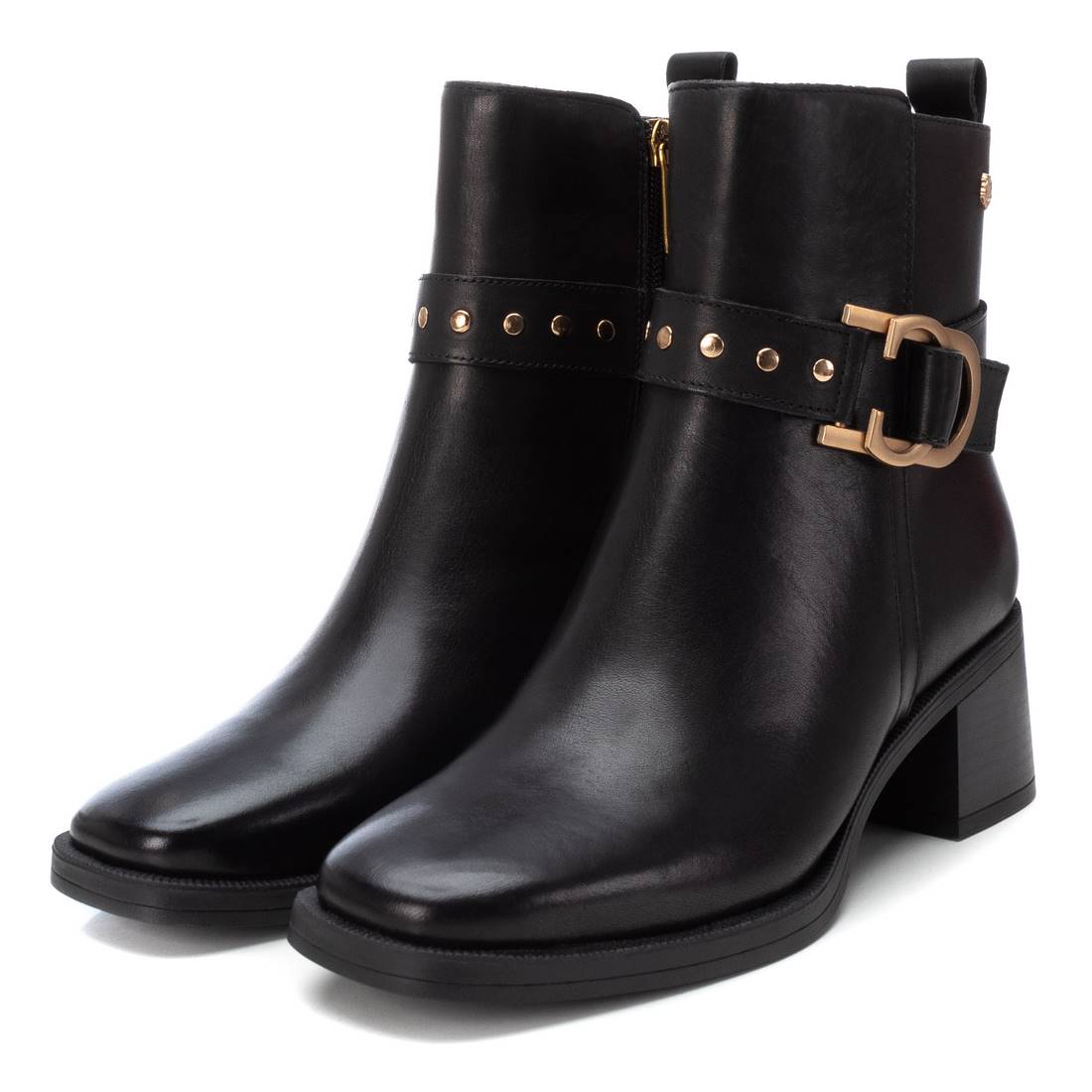 Carmela 16199902 bottine cuir noir talon 7 cm
