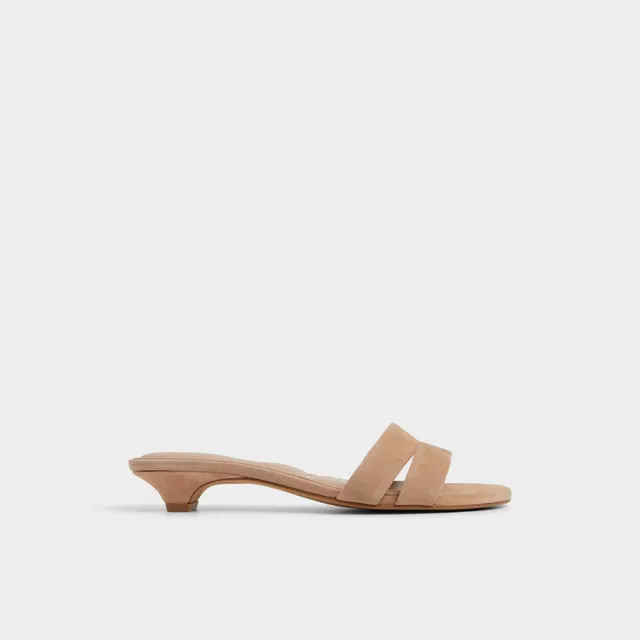 ALDO Scarletta sandales suède marron petit talon