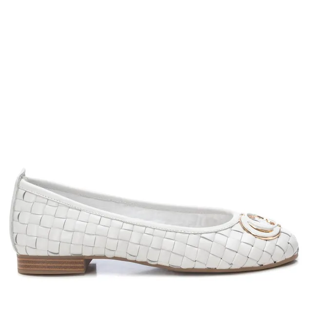 Carmela 16216904 ballerine cuir blanc