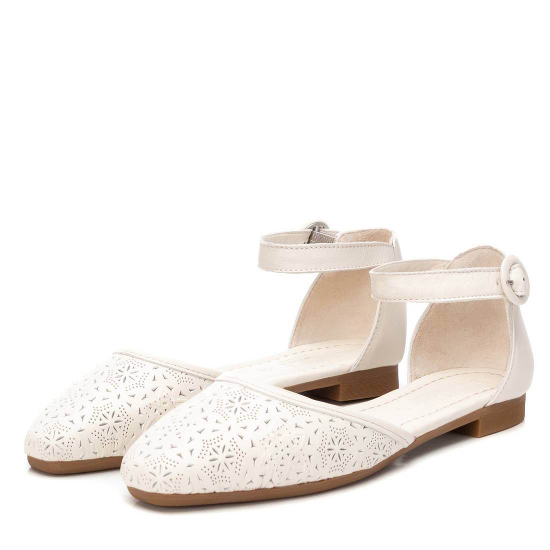 Carmela 16158303 ballerines femme blanc cuir