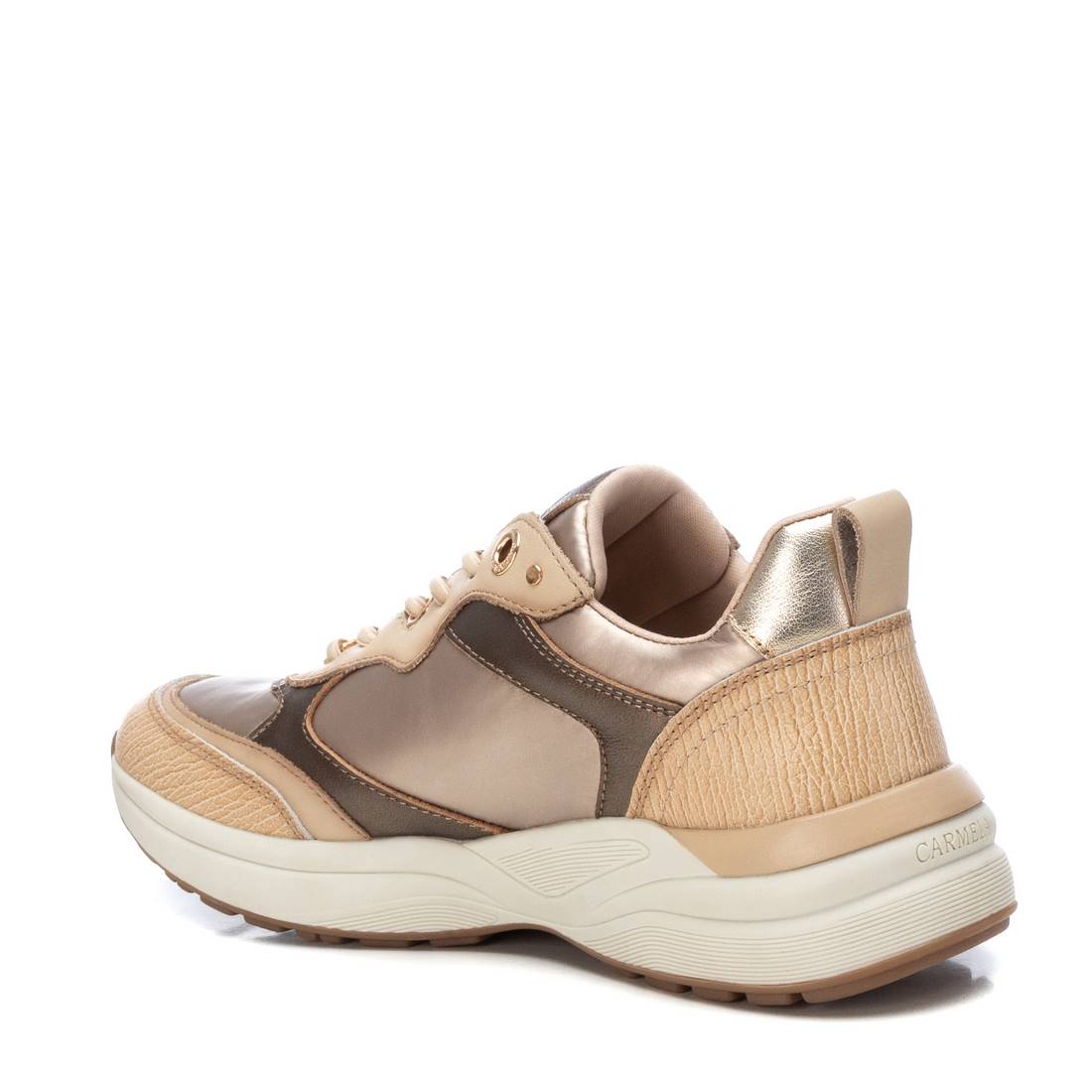 Carmela 16183903 sneaker marron cuir semelle plate