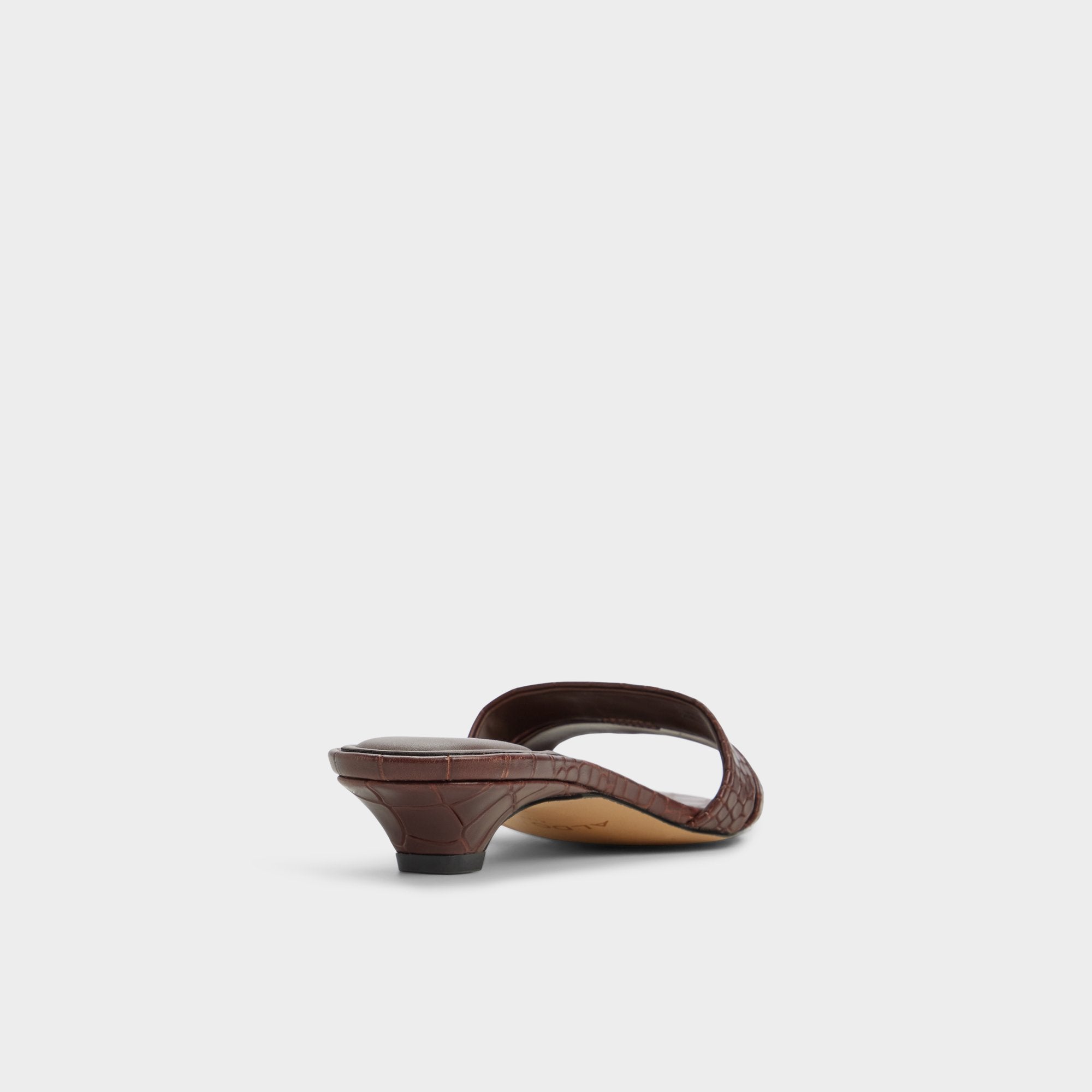ALDO Scarletta mules talon chaton marron croco