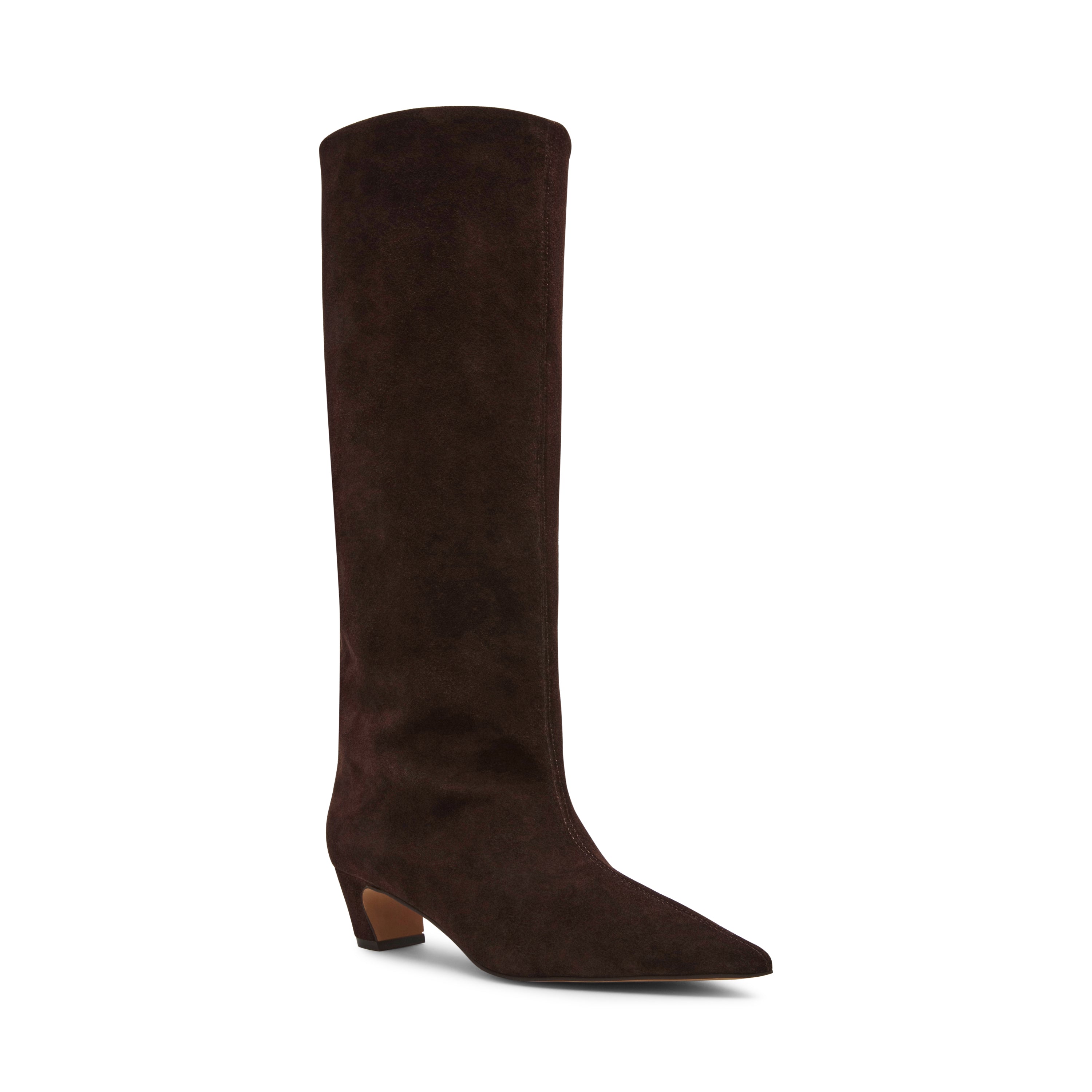 Steve Madden Brax bottines daim marron talon 3,5 cm