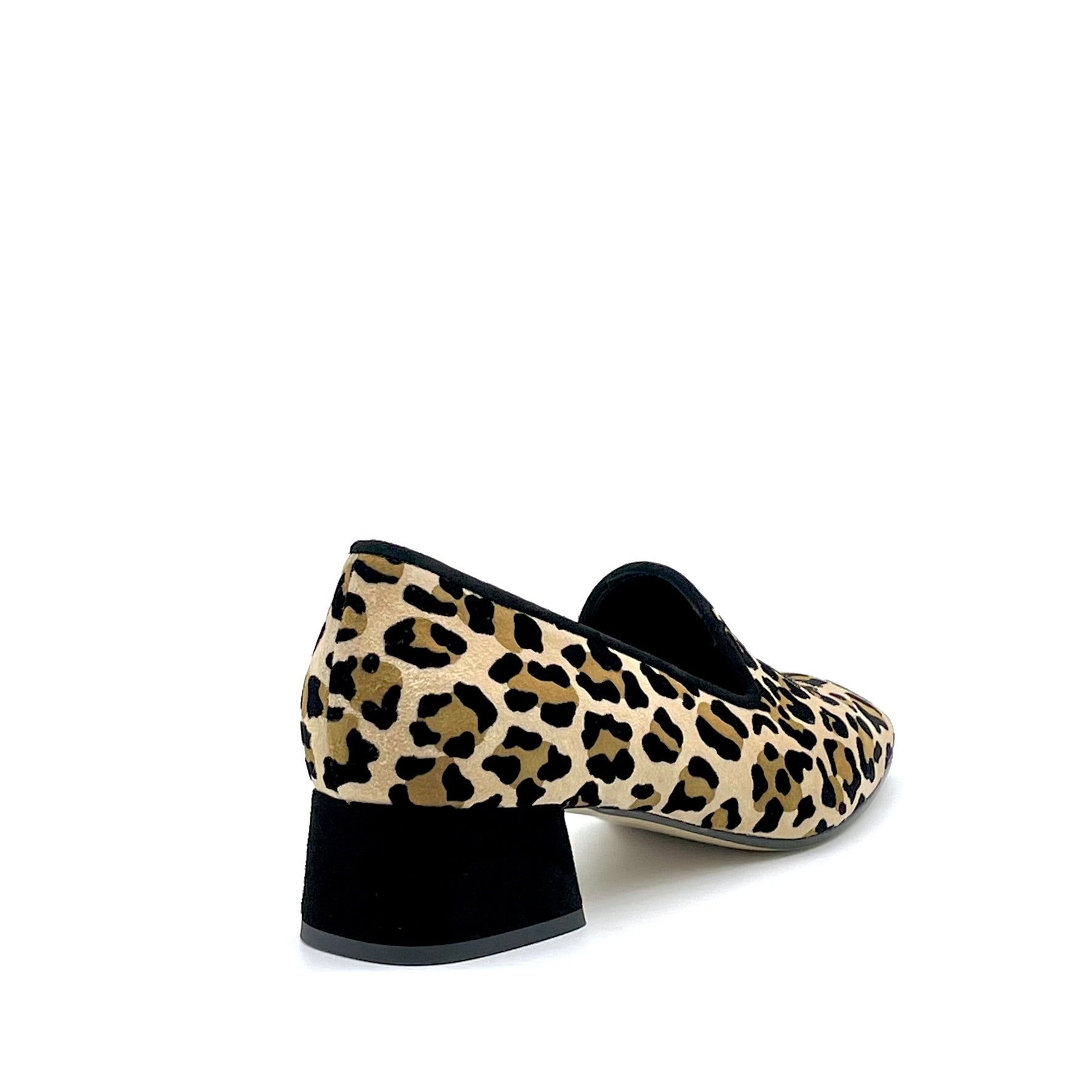 ELATA 55530 chaussure suède imprimé talon 3,5 cm