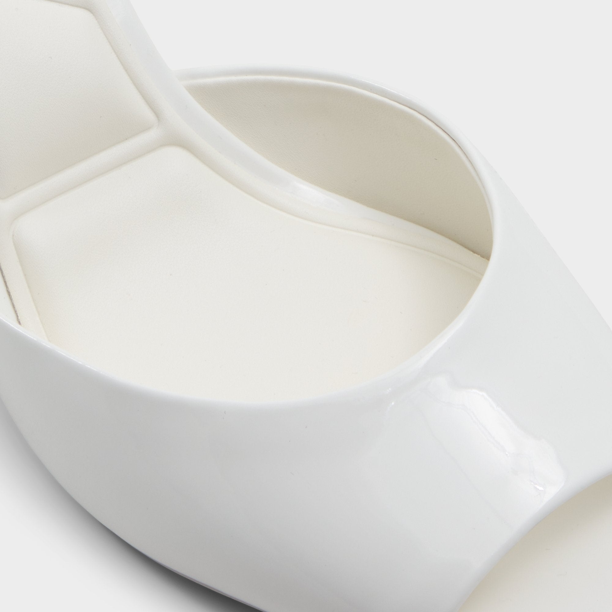 ALDO Dovedale mules à petit talon blanc