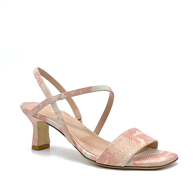 ELATA AESTAS 11146C sandale rose cuir 5,5 cm