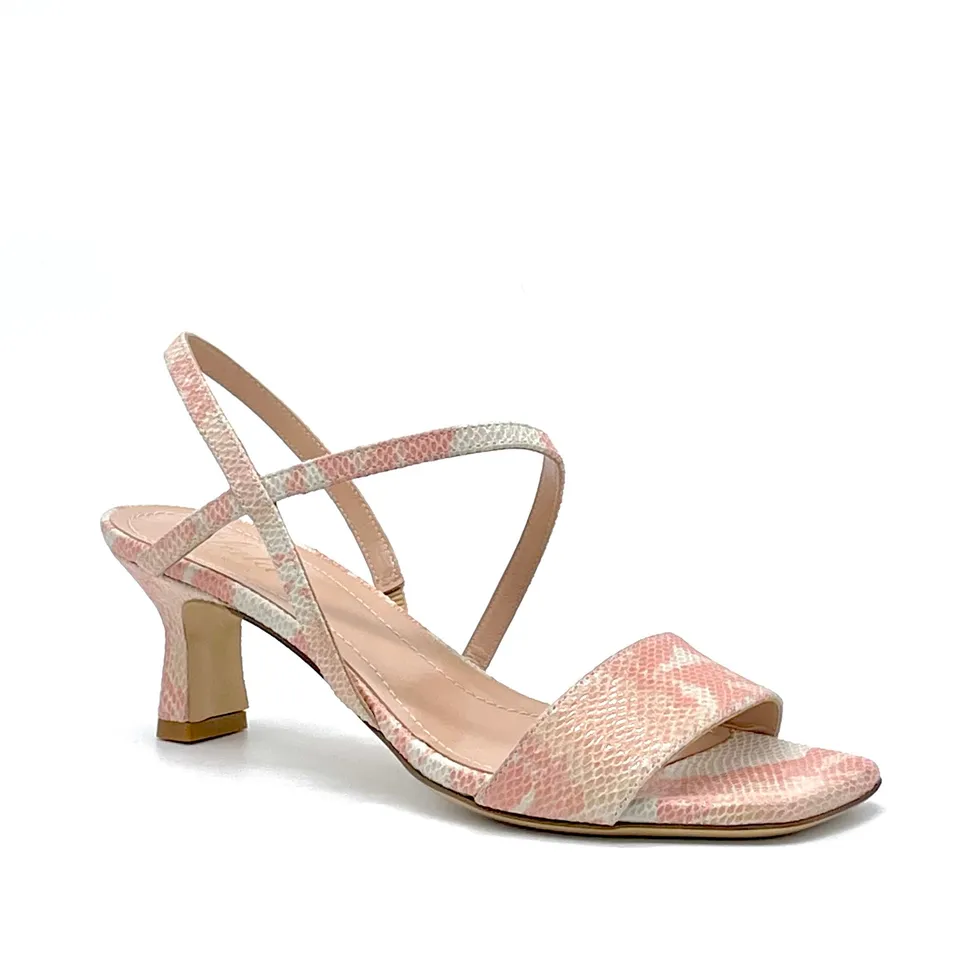 ELATA AESTAS 11146C sandale rose cuir 5,5 cm