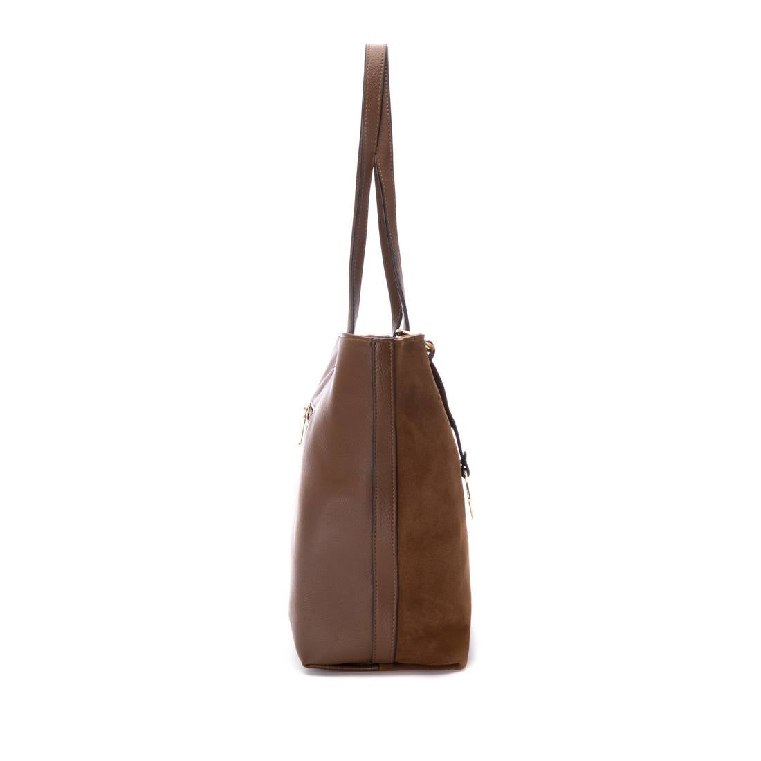 Carmela 18616201 sac shopper cuir camel 31x46x17 cm