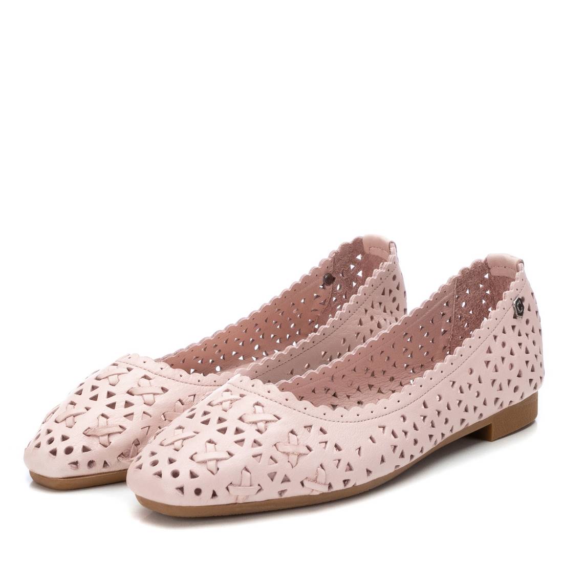 Carmela 16067306 ballerine femme marron cuir ajouré