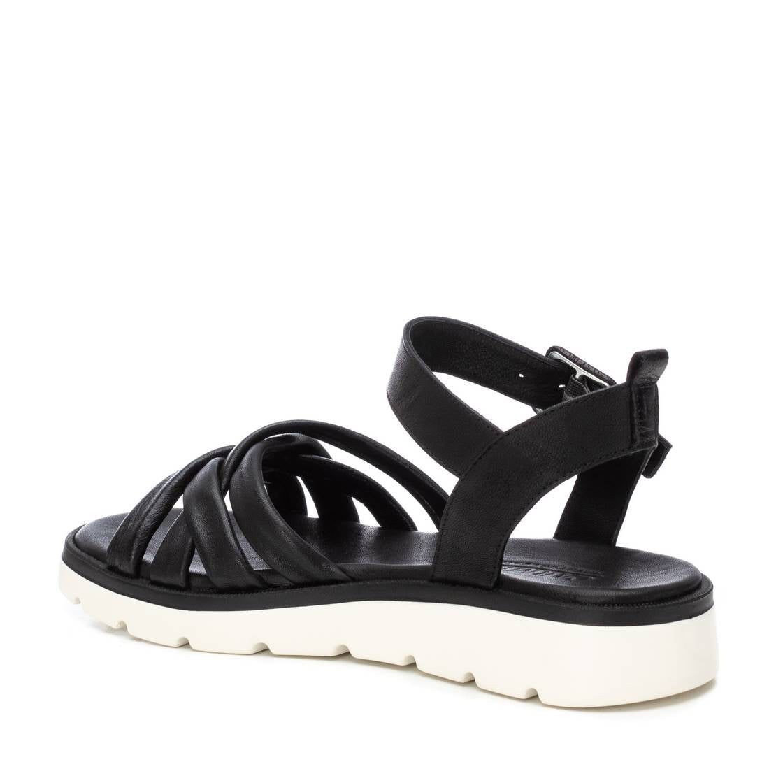 Carmela 16155704 sandales cuir noir multi-brides