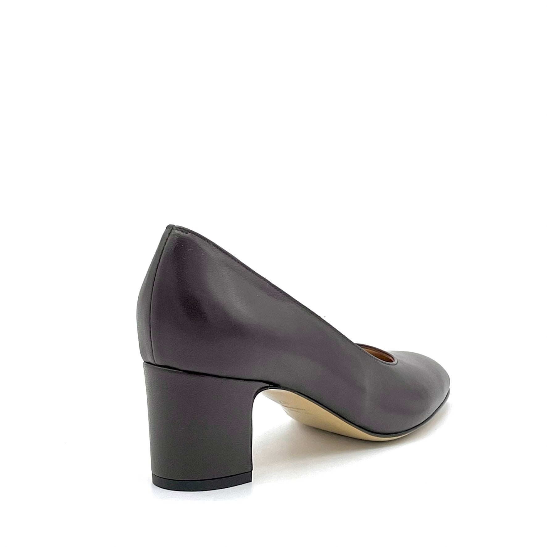 ELATA 56520 escarpins cuir marron talon 5,5 cm