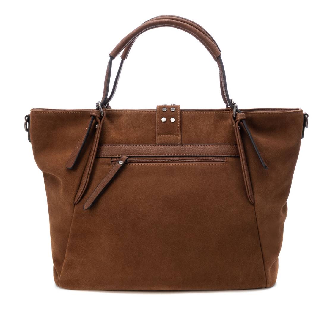 Carmela 18601403 sac femme marron cuir zigzag