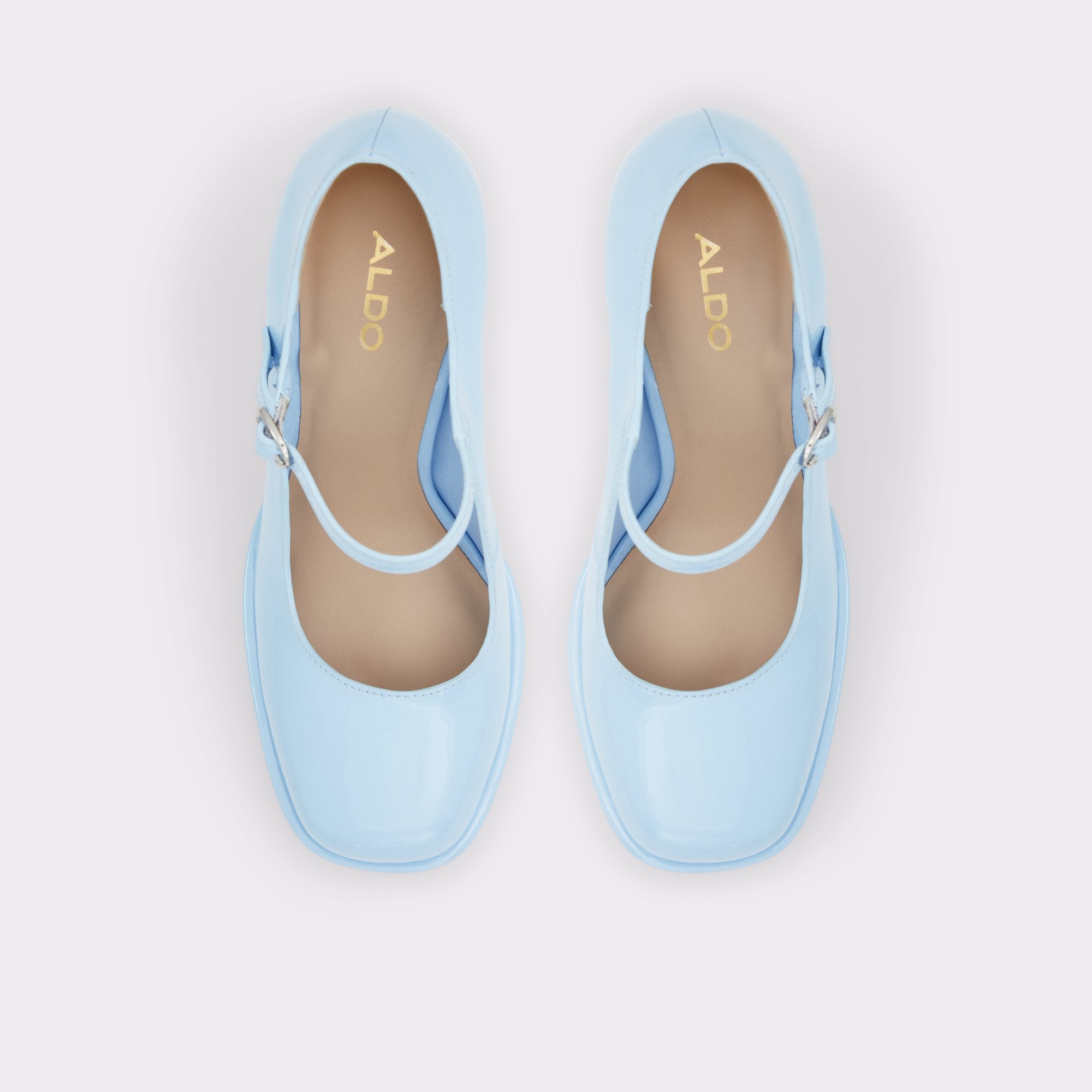 ALDO Anjie sneakers Mary Jane compensées bleues