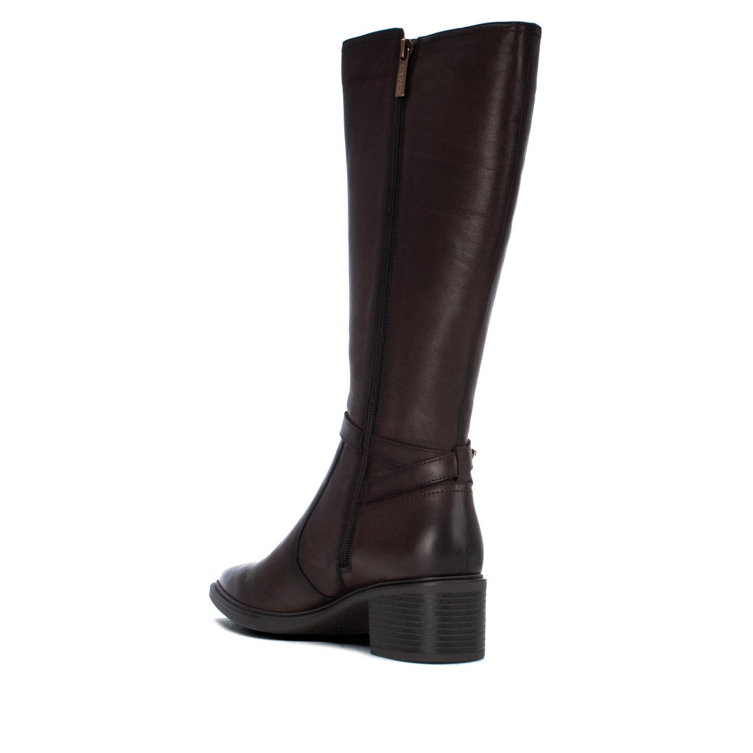 Carmela 16437602 bottes marron cuir talon moyen
