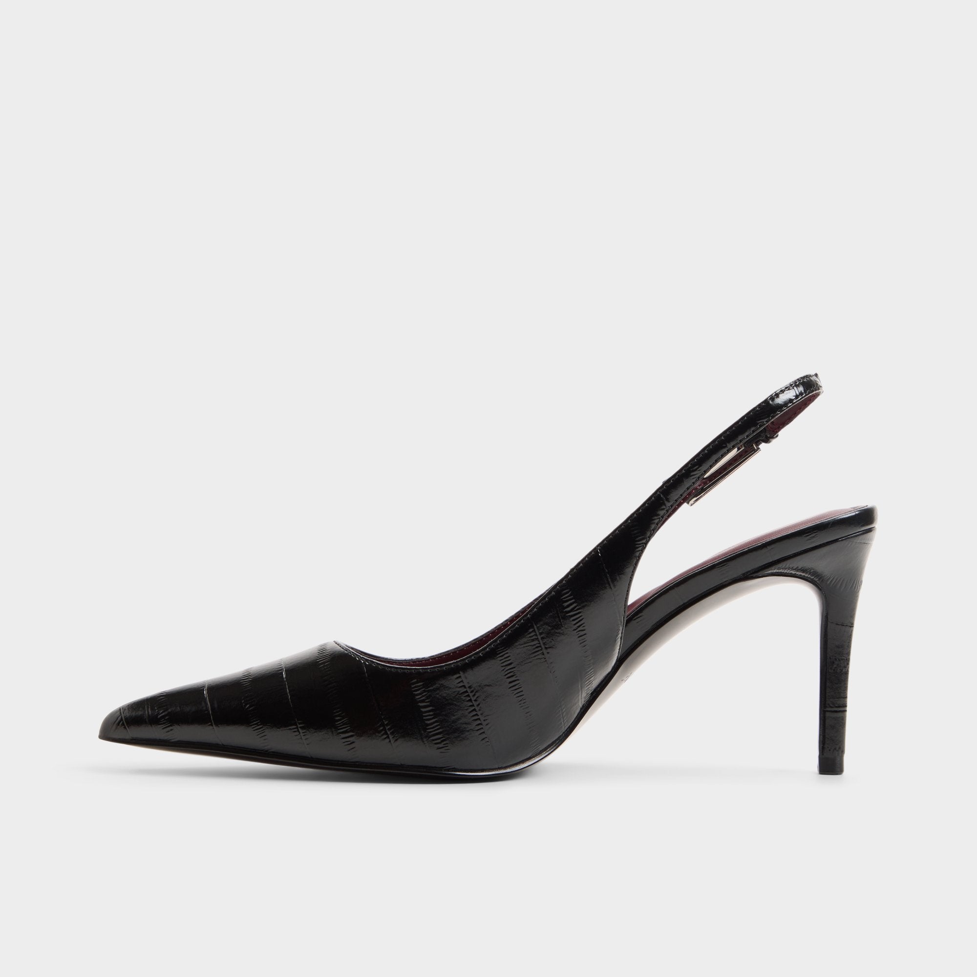 ALDO Syliaah escarpins slingback noirs croco